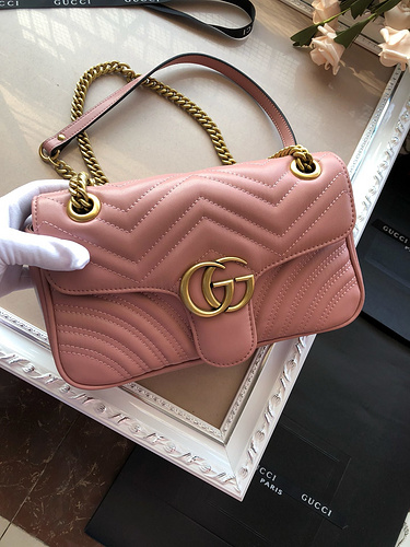 Gucci bag GG Marmont series chain with mini shoulder bag 443497  leather-24d4daf2